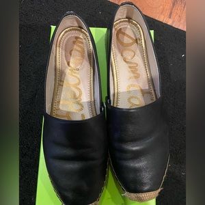 Sam Edelman black espadrilles